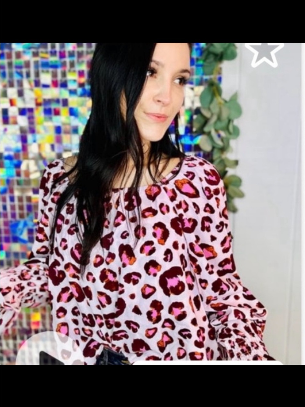 Free Fall Feline Leo Blouse